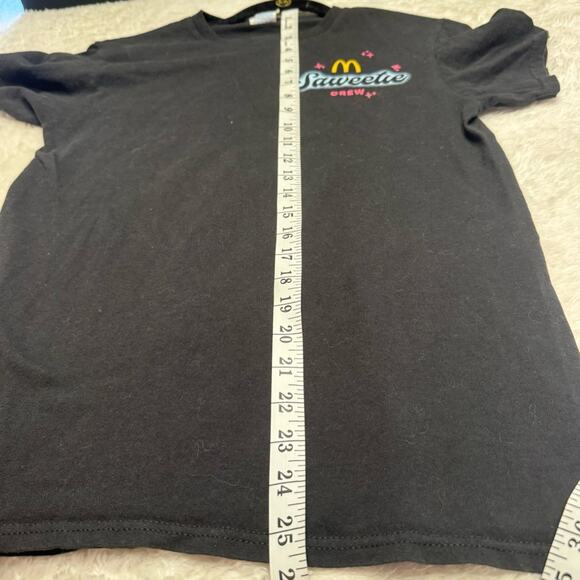 McDonald’s x Saweetie Black Graphic Men’s Crew T Shirt Size S - Picture 4 of 6